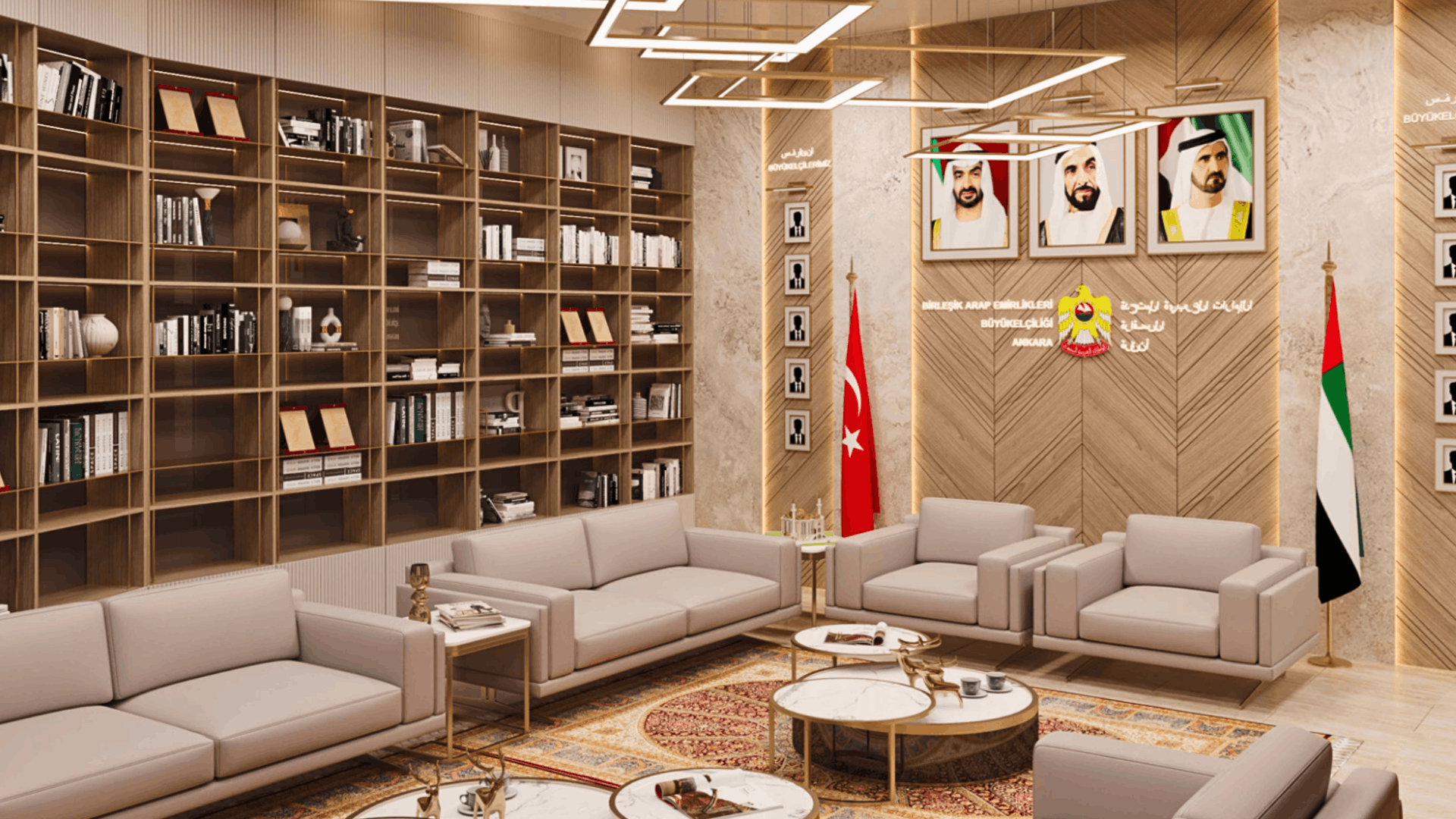 SOFA Group Interior Architecture Ankara Office, United Arab Emirates Waiting Room Project