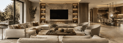 SOFA Grup İç Mimarlık Luxury Living Room Interior Design