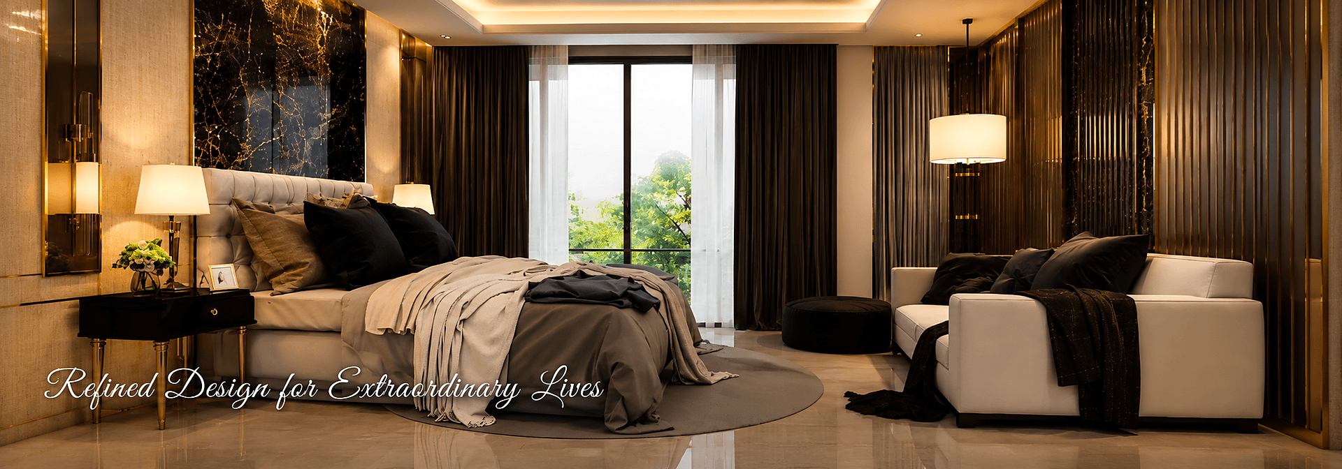 Luxury Master Bedroom Interior Design | SOFA Grup